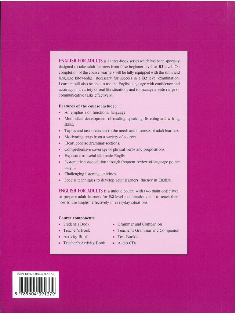 ENGLISH FOR ADULTS 2 GRAMMAR & COMPANION 2