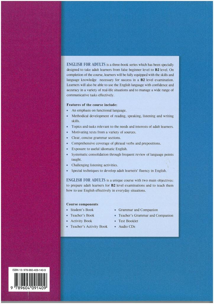 ENGLISH FOR ADULTS 1 WORKBOOK 2