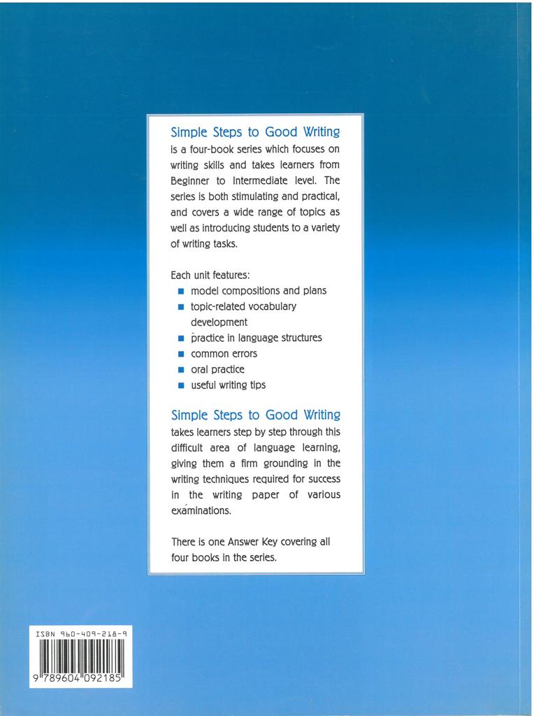 SIMPLE STEPS TO GOOD WRITING 2 2