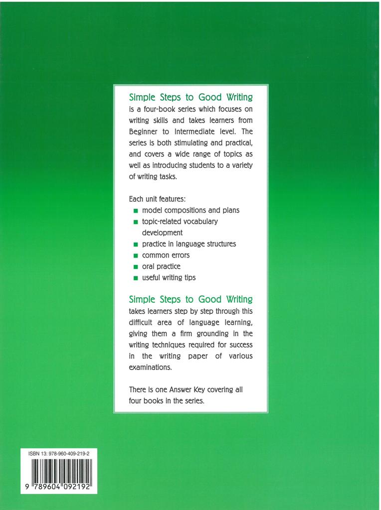 SIMPLE STEPS TO GOOD WRITING 3 2