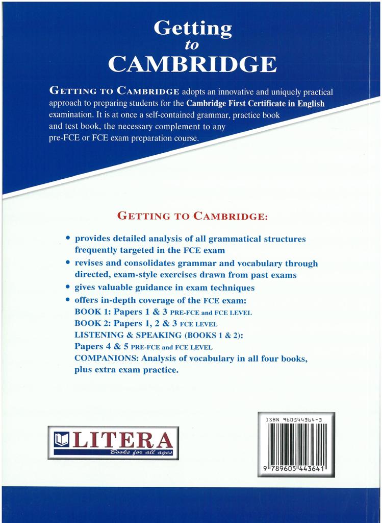 GETTING TO CAMBRIDGE 1 (REVISED) STUDENT'S BOOK 2