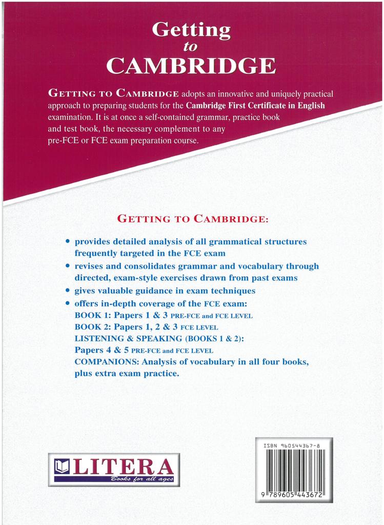 GETTING TO CAMBRIDGE 1 (REVISED) COMPANION 2