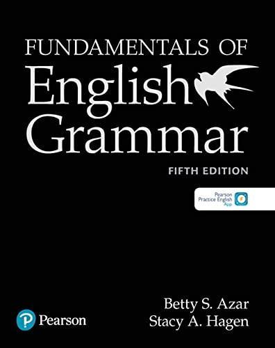 FUNDAMENTALS OF ENGLISH GRAMMAR STUDENT'S BOOK 5TH EDITION 1