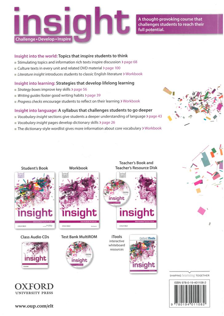 INSIGHT INTERMEDIATE STUDENT'S BOOK 2