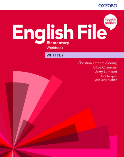 ENGLISH FILE 4TH EDITION ELEMENTARY WORKBOOK WITH KEY 1
