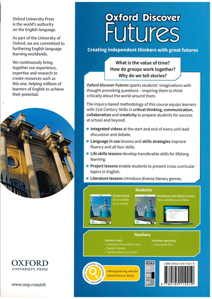 OXFORD DISCOVER FUTURES 4 STUDENT BOOK 2