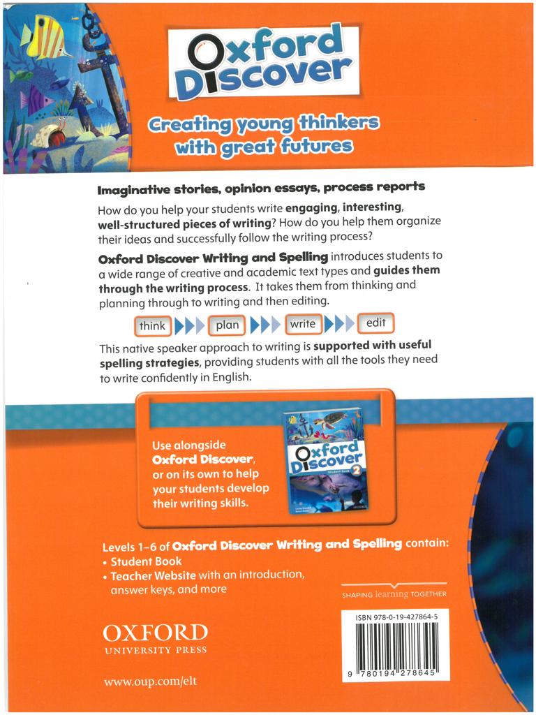 DISCOVER 2 WRITING & SPELLING BOOK 2