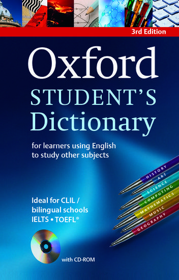OXFORD STUDENT'S DICTIONARY (+CD-ROM) 3RD EDITION 1