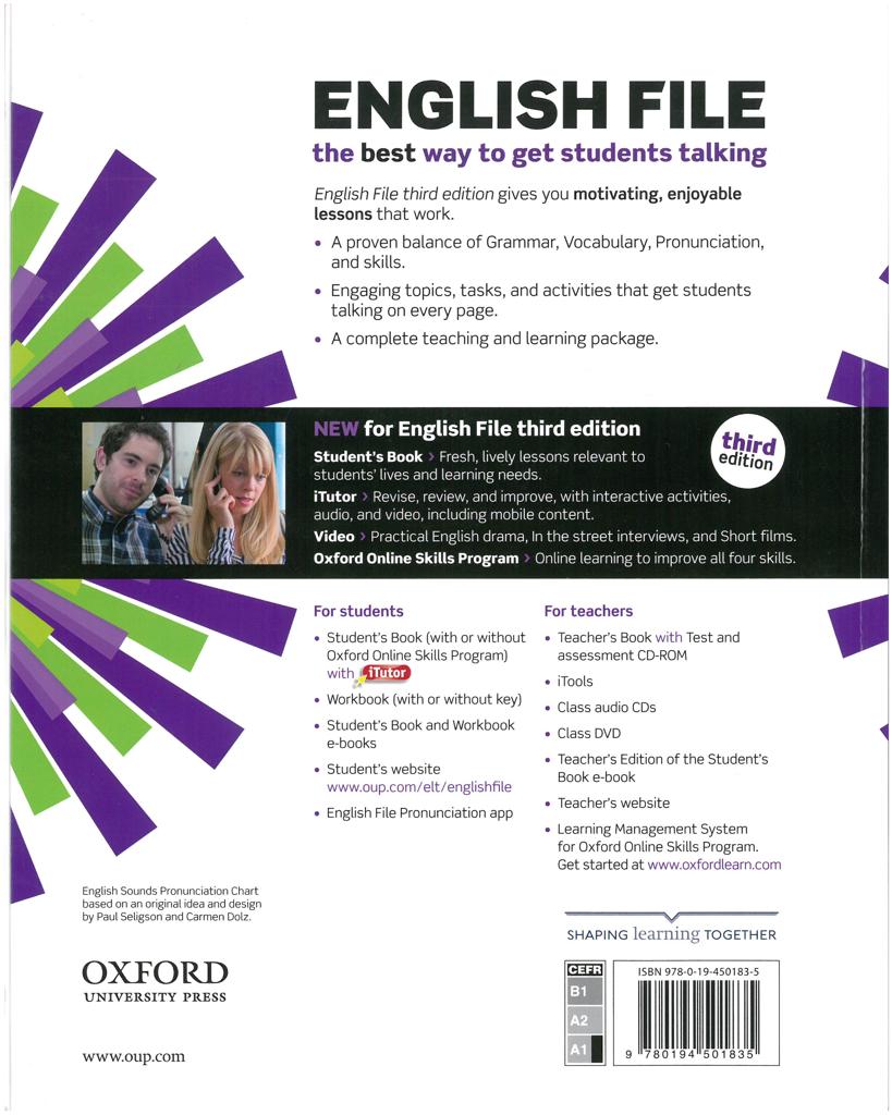 ENGLISH FILE 3RD EDITION BEGINNER STUDENT'S BOOK (+ITUTOR+DVD-ROM) 2