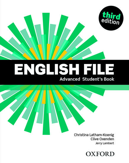 ENGLISH FILE 3RD EDITION ADVANCED STUDENT'S BOOK 2019 1