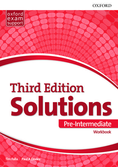 SOLUTIONS 3RD EDITION PRE-INTERMEDIATE WORKBOOK 1