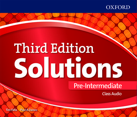SOLUTIONS 3RD EDITION PRE-INTERMEDIATE CLASS AUDIO CDS 1