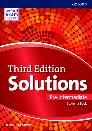 SOLUTIONS 3RD EDITION PRE-INTERMEDIATE STUDENT'S BOOK AND ONLINE PRACTICE 1