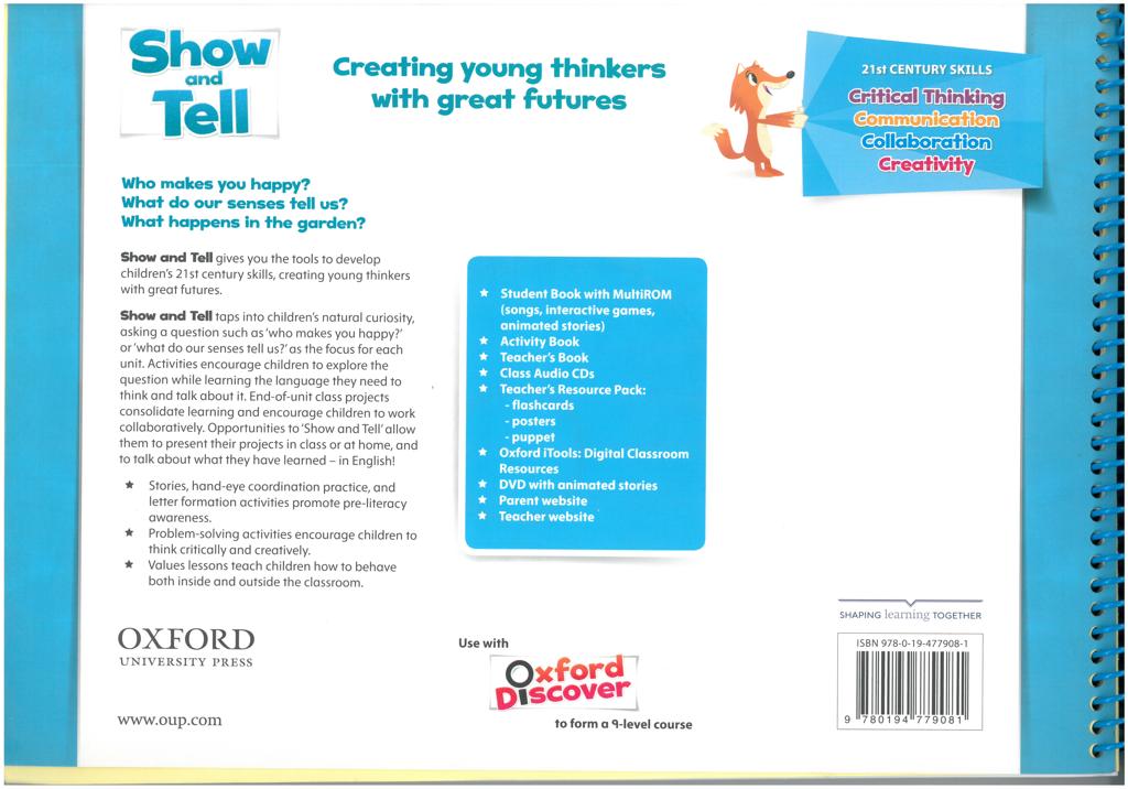 SHOW AND TELL 1 STUDENT'S BOOK (+MULTI-ROM) 2