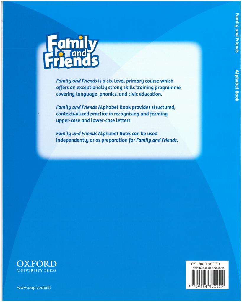 FAMILY & FRIENDS 1 ALPHABET BOOK 2