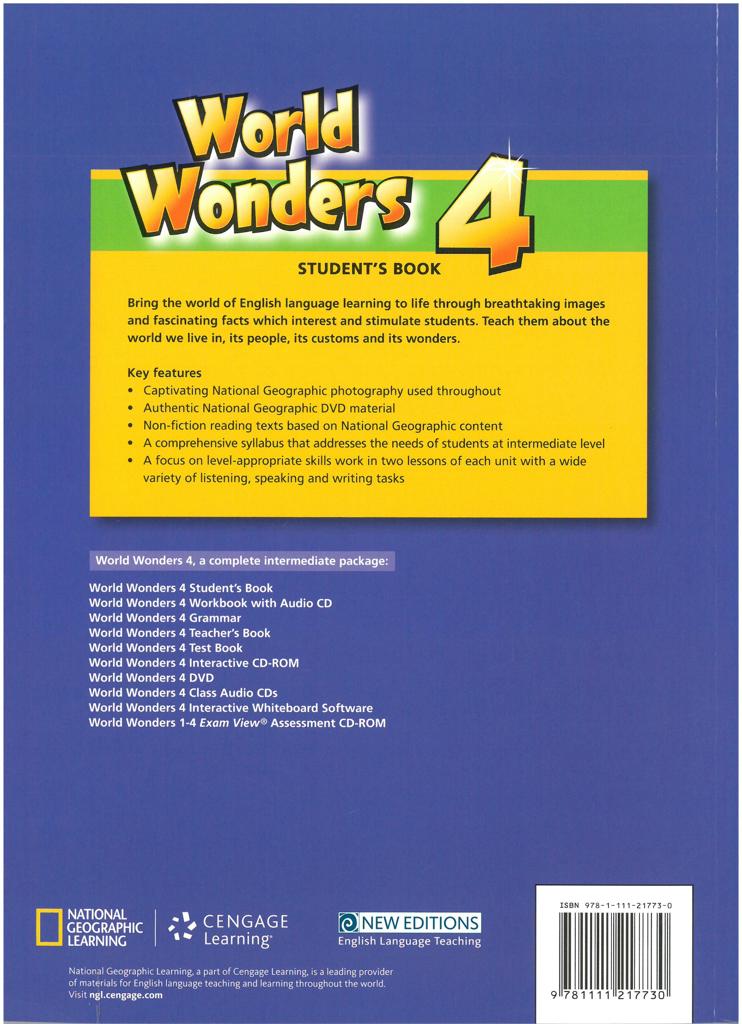 WORLD WONDERS 4 STUDENT'S BOOK 2