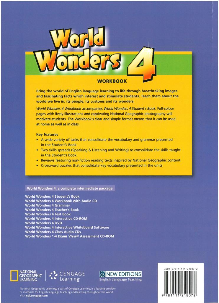 WORLD WONDERS 4 WORKBOOK (+CD) 2