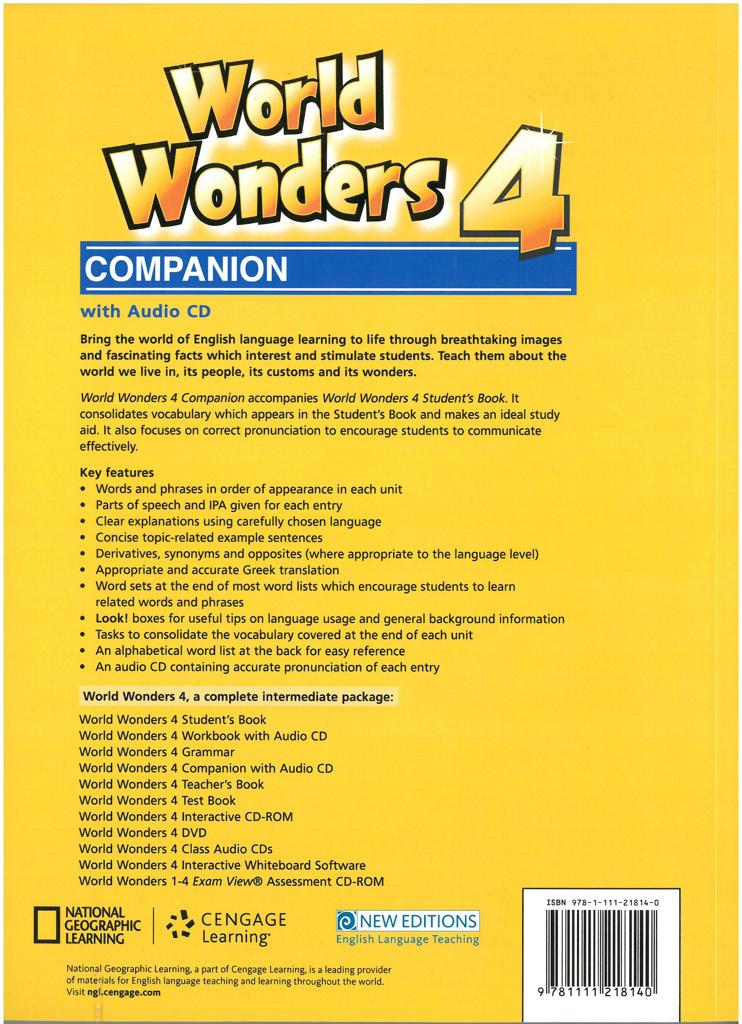 WORLD WONDERS 4 COMPANION (+2CDs) 2