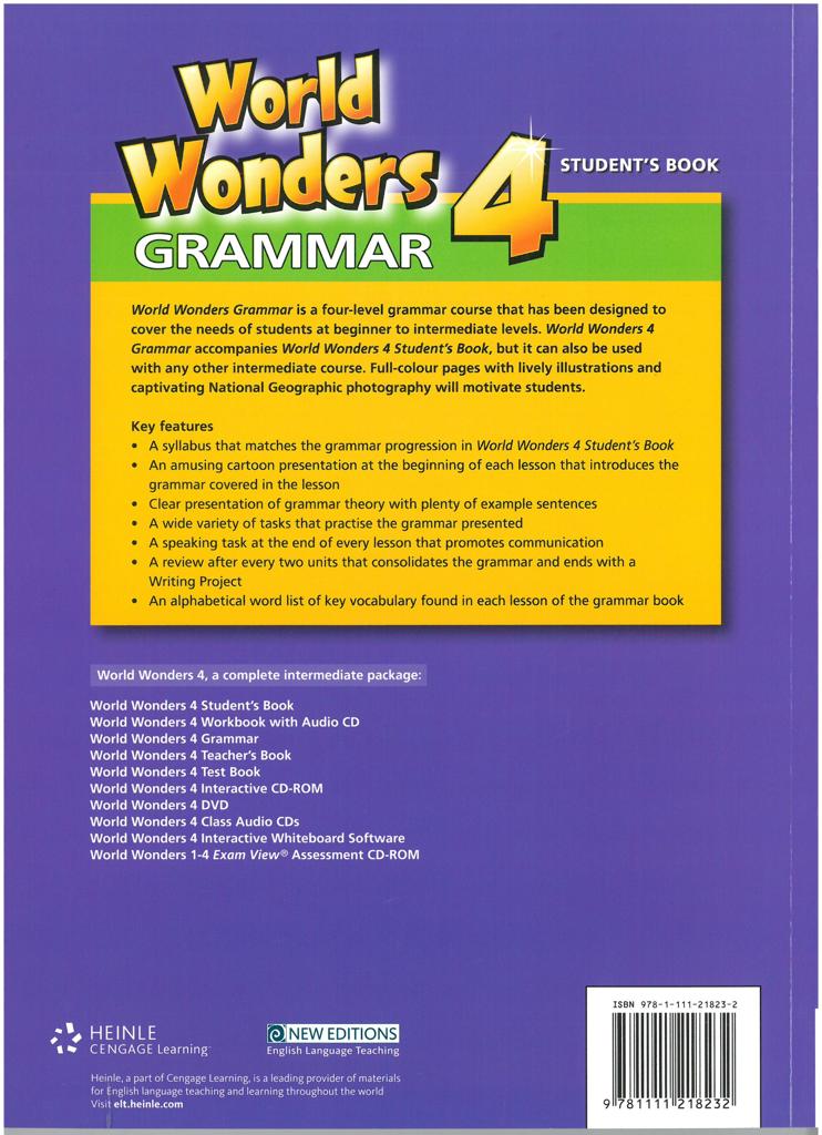 WORLD WONDERS 4 GRAMMAR INTERNATIONAL 2