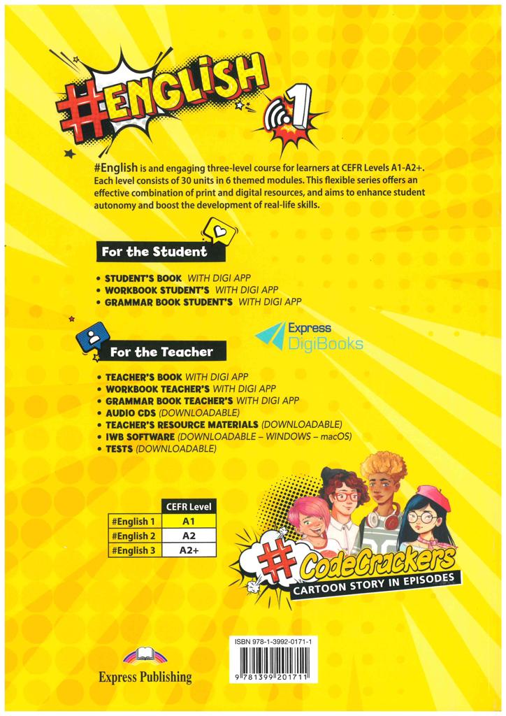 HASHTAG #ENGLISH 1 STUDENT'S BOOK (WITH DIGIBOOK) 2