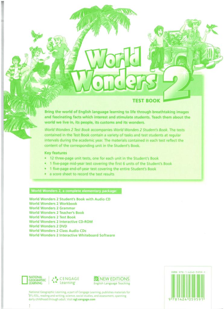 WORLD WONDERS 2 TEST BOOK 2