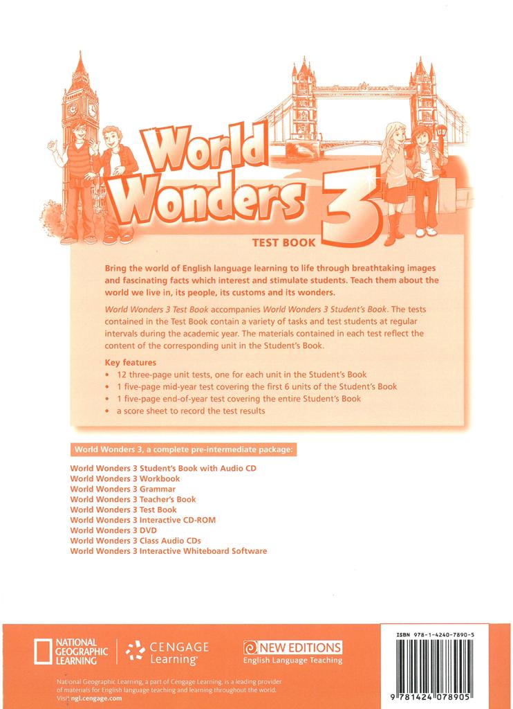 WORLD WONDERS 3 TEST BOOK 2