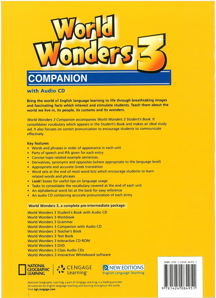 WORLD WONDERS 3 COMPANION (+CD) 2