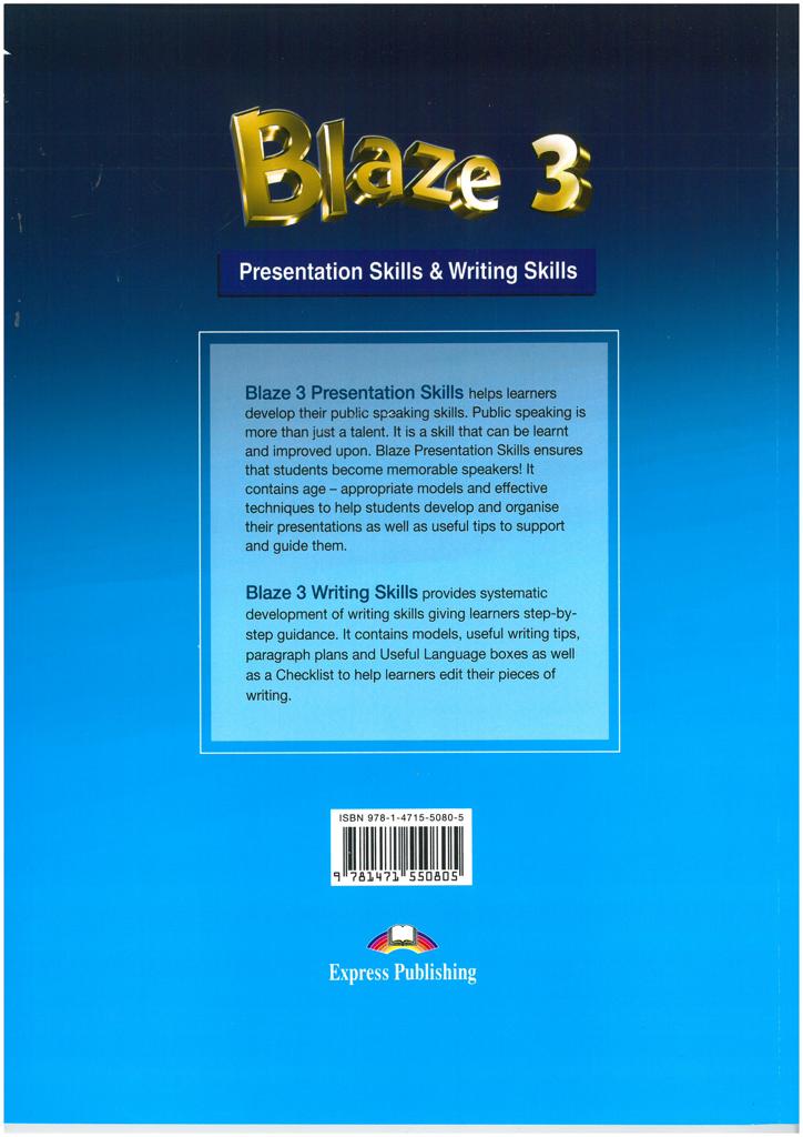 BLAZE 3 PRESENTATION SKILLS & WRITING SKILLS 2