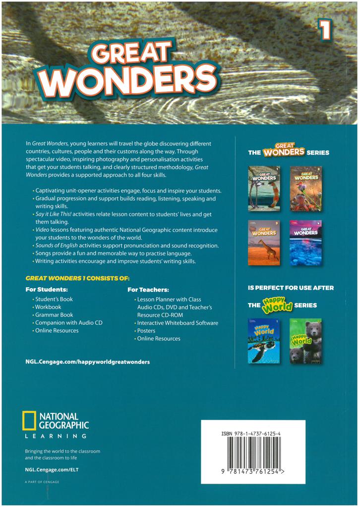 GREAT WONDERS 1 WORKBOOK 2