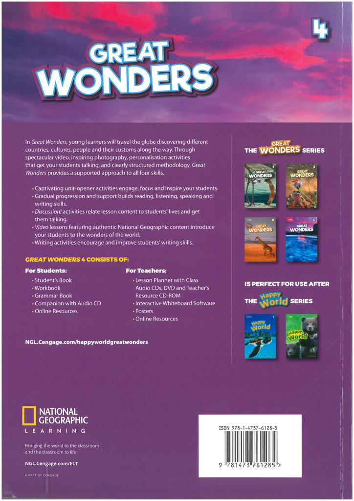 GREAT WONDERS 4 WORKBOOK 2
