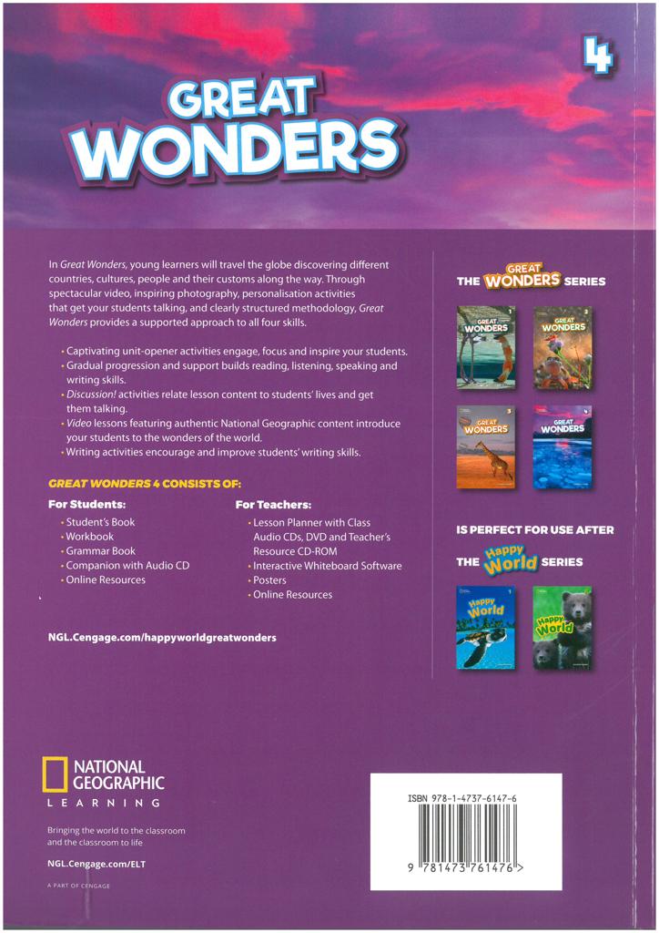 GREAT WONDERS 4 GRAMMAR BOOK 2
