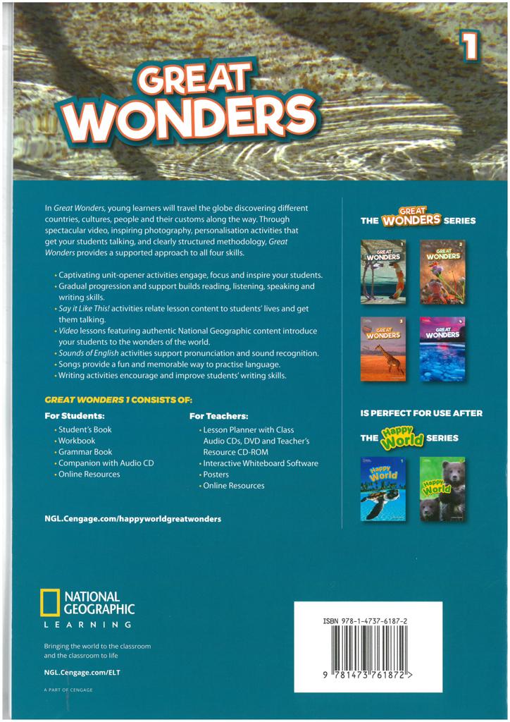 GREAT WONDERS 1 COMPANION (+CD) 2