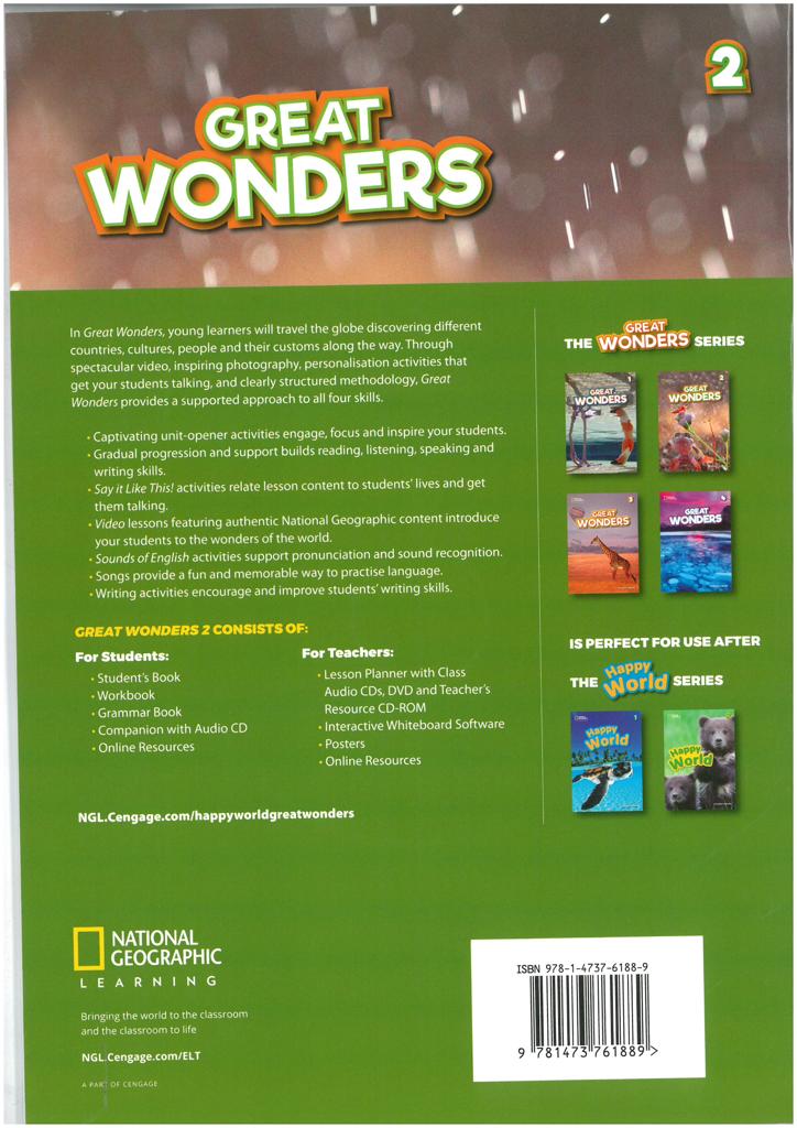 GREAT WONDERS 2 COMPANION (+CD) 2