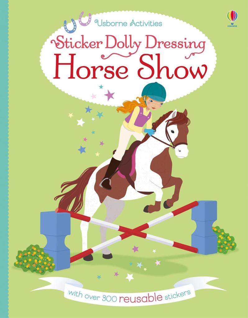 STICKER DOLLY DRESSING HORSE SHOW 1