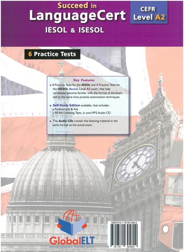 SUCCEED IN LANGUAGECERT A2 6 PRACTICE TESTS STUDENT'S BOOK 2