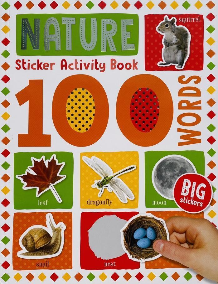 100 WORDS STICKER ACTIVITY - NATURE 1