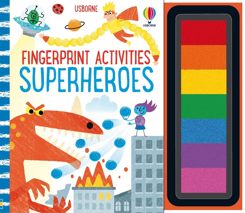 FINGERPRINT ACTIVITIES SUPERHEROES 1