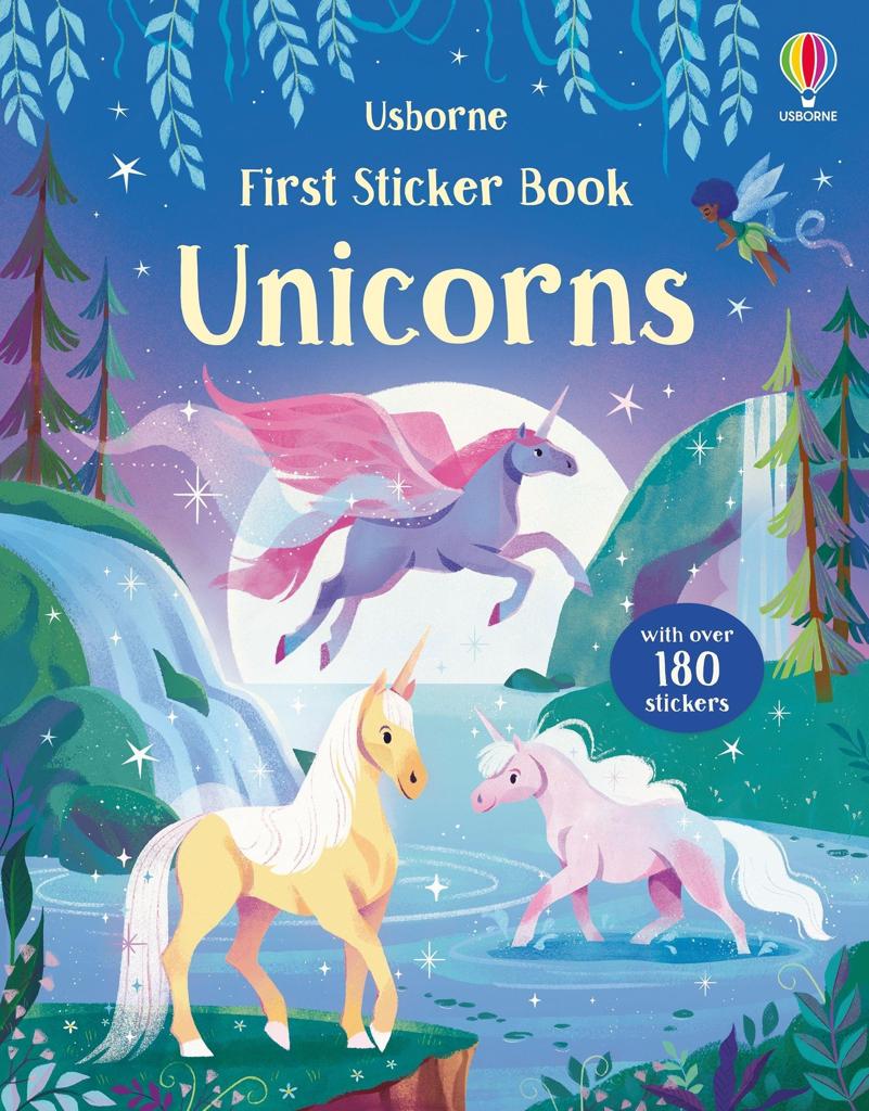 FIRST STICKER BOOK UNICORNS 1