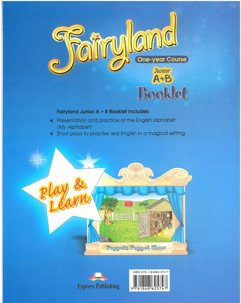 FAIRYLAND JUNIOR A & B ALPHABET BOOKLET 1