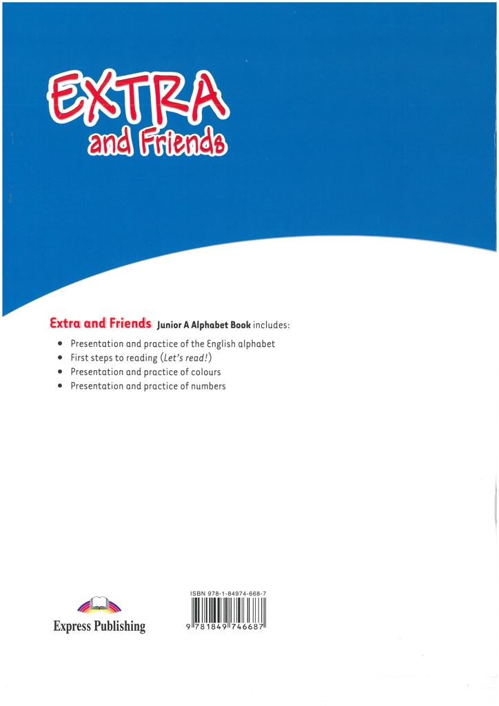 EXTRA & FRIENDS JUNIOR A ALPHABET BOOK 2