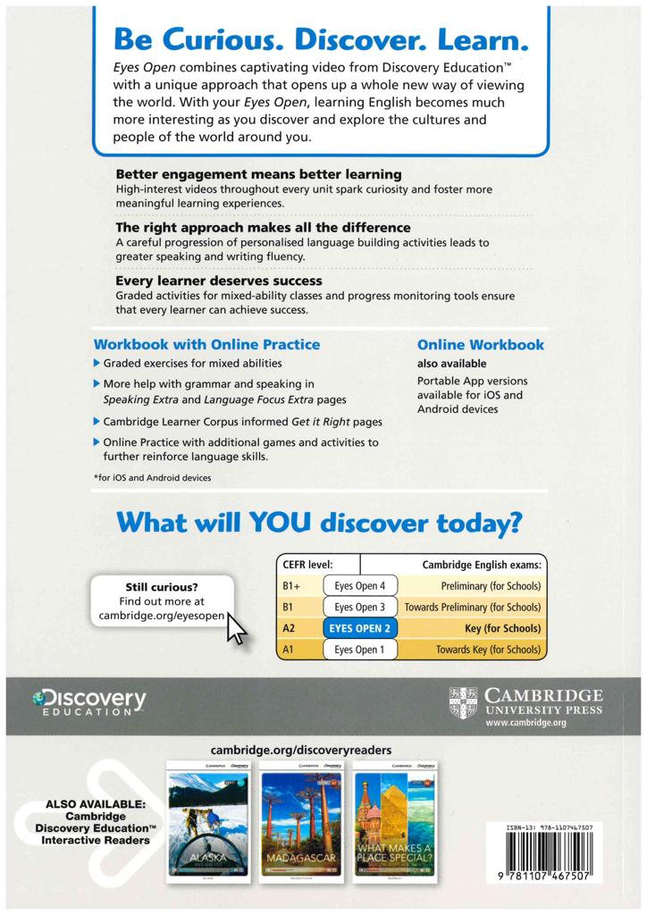 EYES OPEN 2 WORKBOOK (+ONLINE RESOURCES) 2