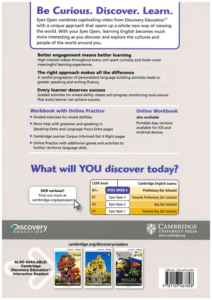 EYES OPEN 4 WORKBOOK (+ONLINE RESOURCES) 2