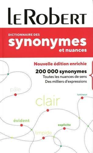 LE ROBERT DICTIONNAIRE DES SYNONYMES ET NUANCES 2021 POCHE PLUS 1