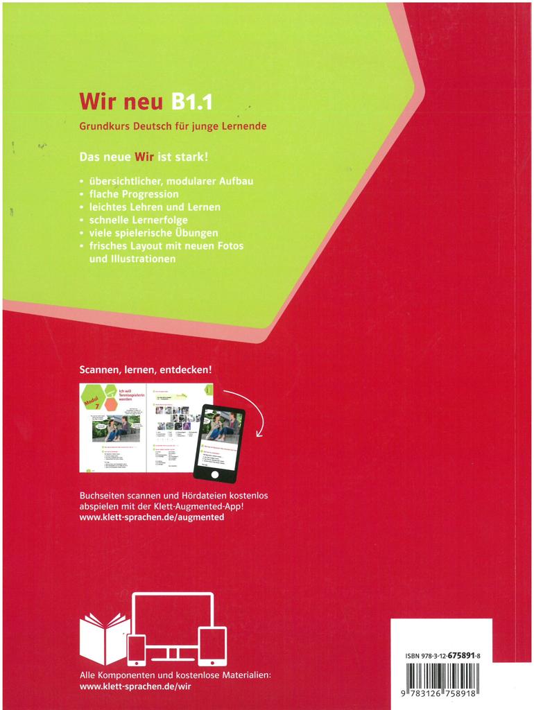 WIR NEU B1.1 KURSBUCH + ARBEITSBUCH (+CD) 2