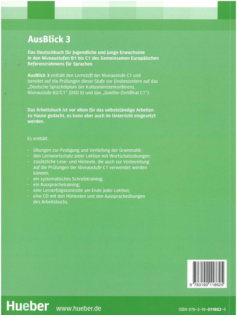 AUSBLICK 3 ARBEITSBUCH (+CD) 2