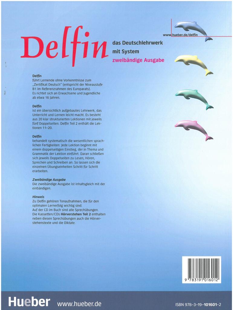 DELFIN ΔΙΤΟΜΟ 2 KURSBUCH (+CD) LEKTIONEN 11-20 2