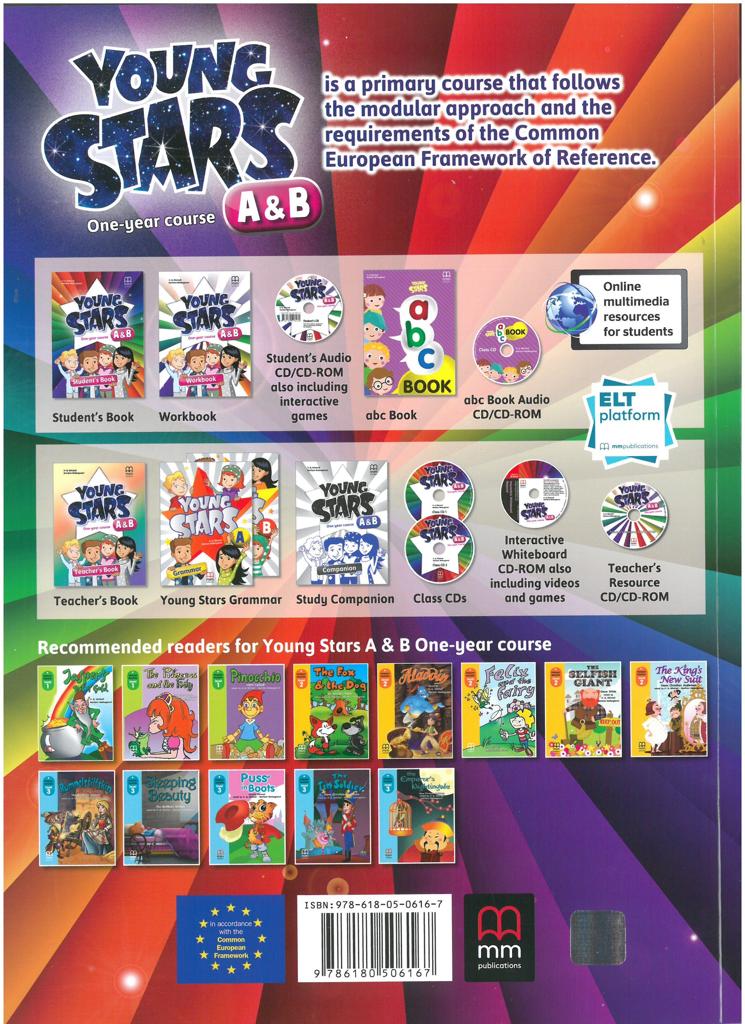 YOUNG STARS A & B STUDENT'S BOOK (BRITISH) 2
