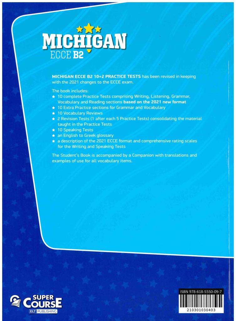 MICHIGAN ECCE B2 10+2 PRACTICE TESTS 2021 FORMAT 2