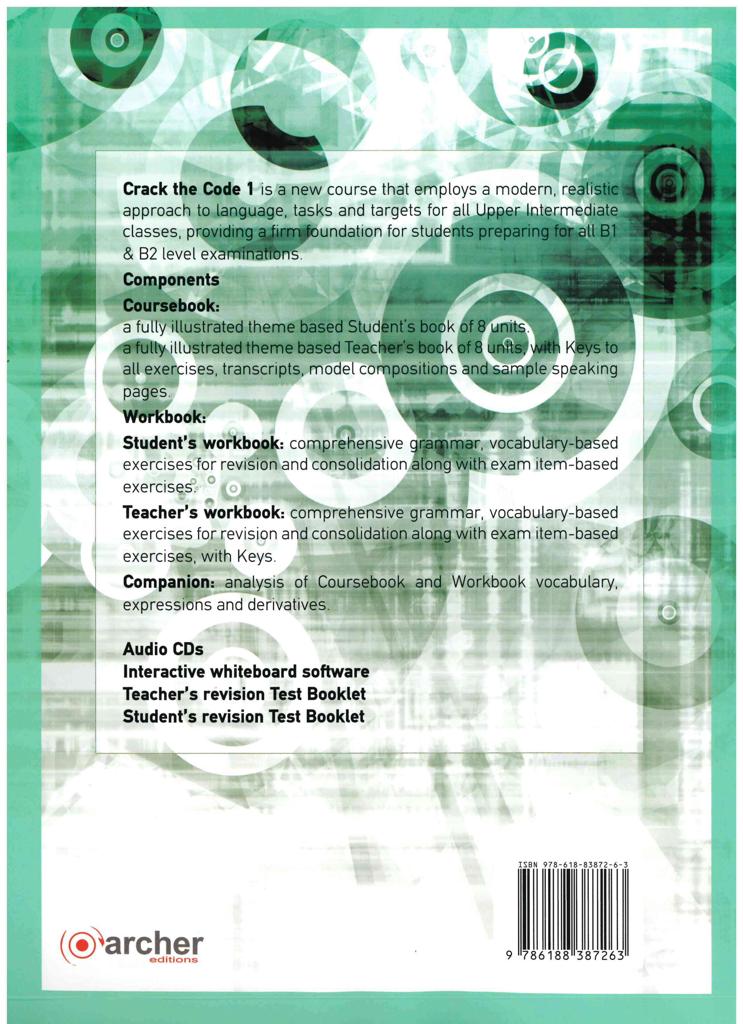CRACK THE CODE 1 COMPANION 2018 2