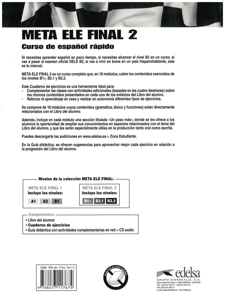 META ELE FINAL 2 CUADERNO DE EJERCICIOS 2